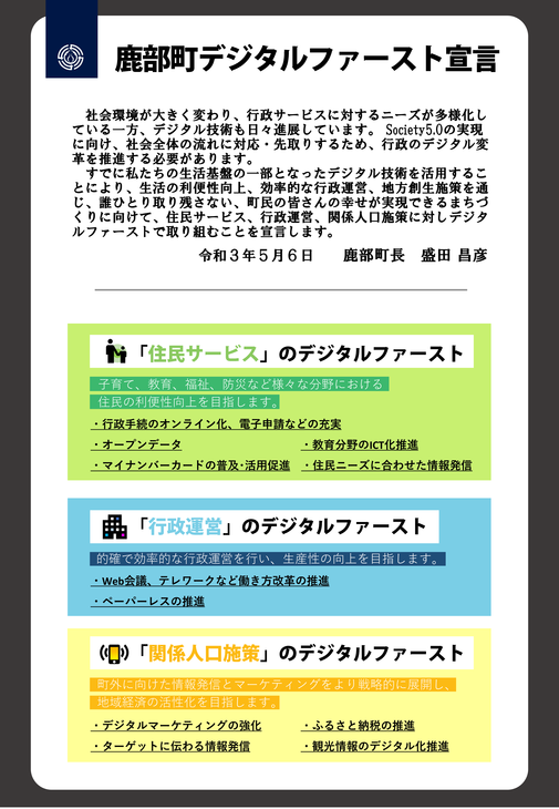 デジタルファースト宣言