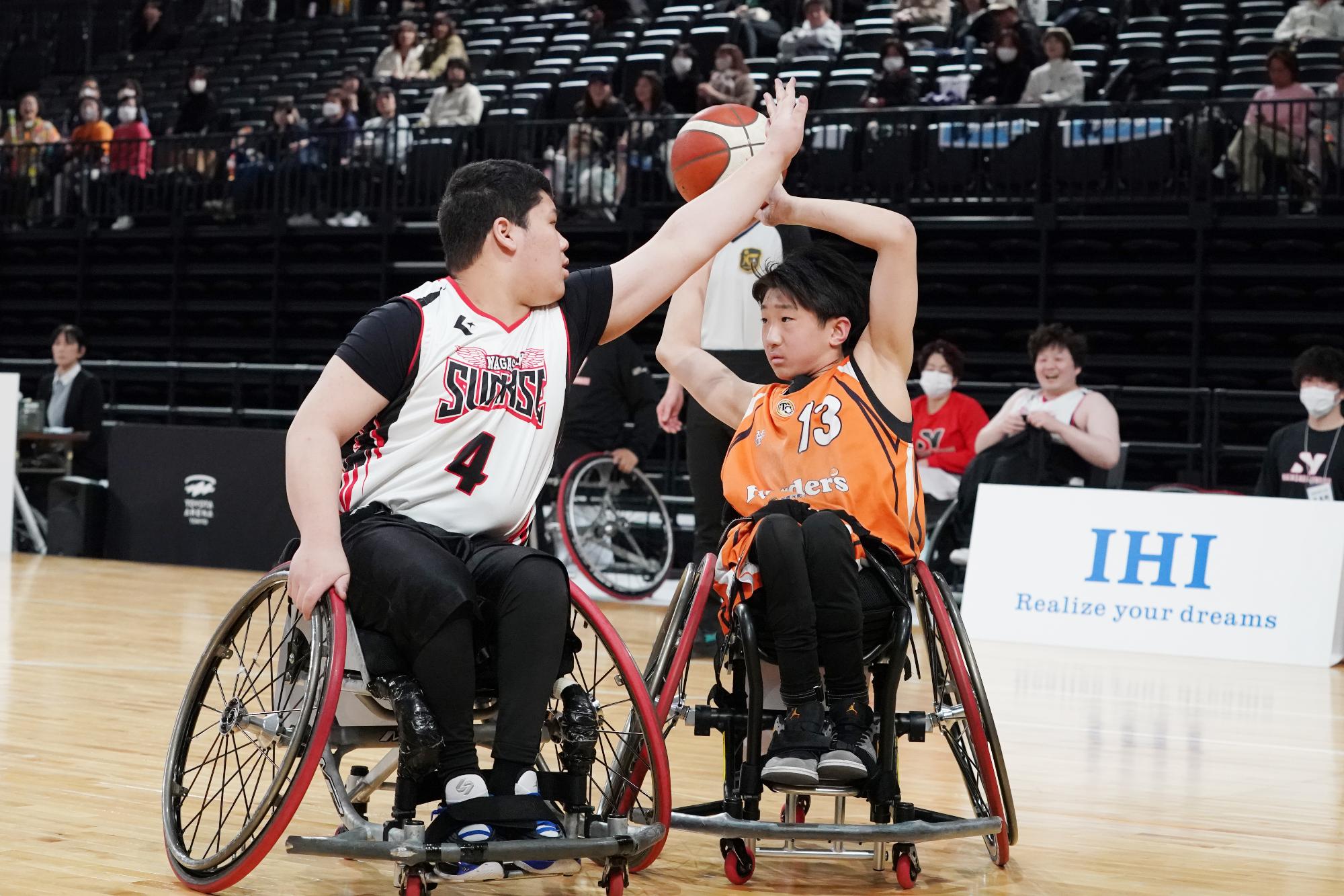 天皇杯車いすバスケ2