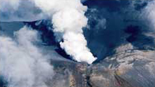 平成12年9月の小噴火の様子